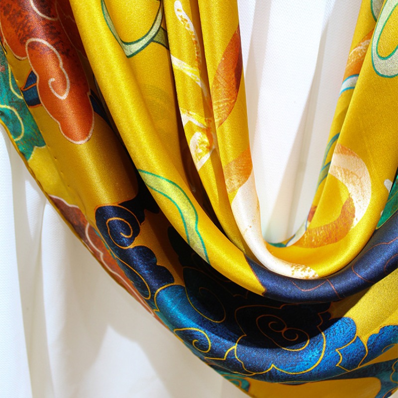 New Luxury 110x110cm Real Silk - Pashmina Wrap Large ulasan dan harga