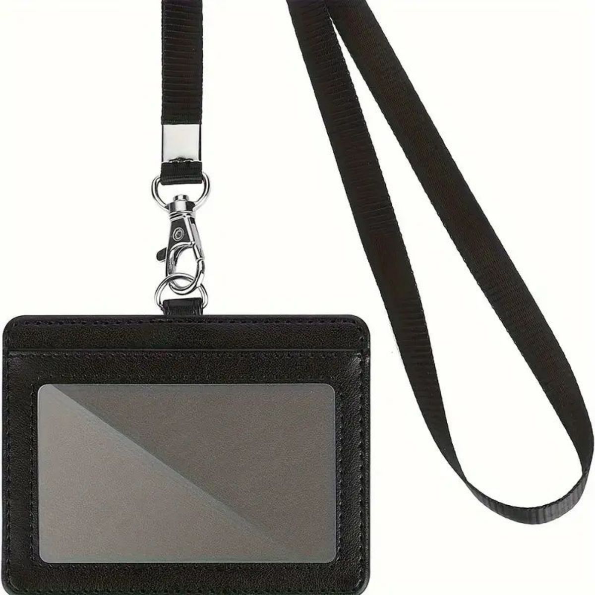 1 pc Horizontal ID badge holde - Lanyard Badge Holder ulasan dan harga