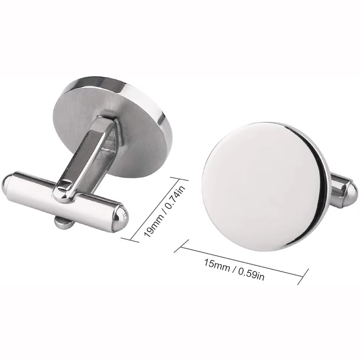 Custom Metal Cufflinks Tie Cli - Tie Clip Silver ulasan dan harga