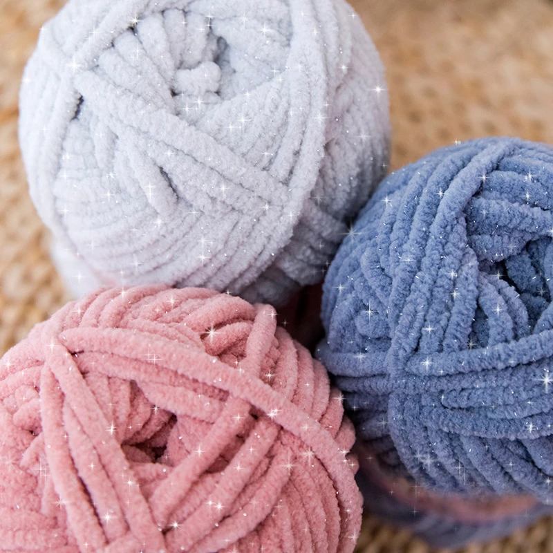 4.5mm 59M Chunky Knitting Yarn - Woven Scarf Blanket ulasan dan harga