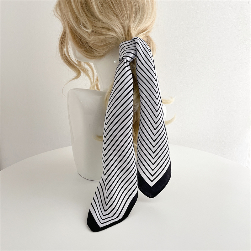 Luxury Stripe Silk Square Scar - Silk Tie Striped ulasan dan harga