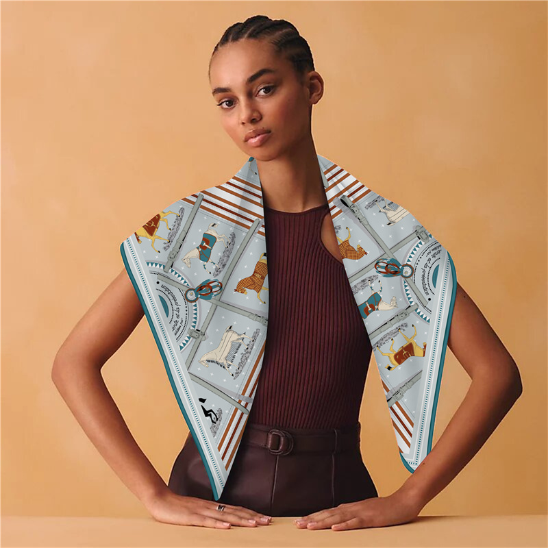 90CM Fashion Printed Cashmere  - Woven Scarf Blanket ulasan dan harga