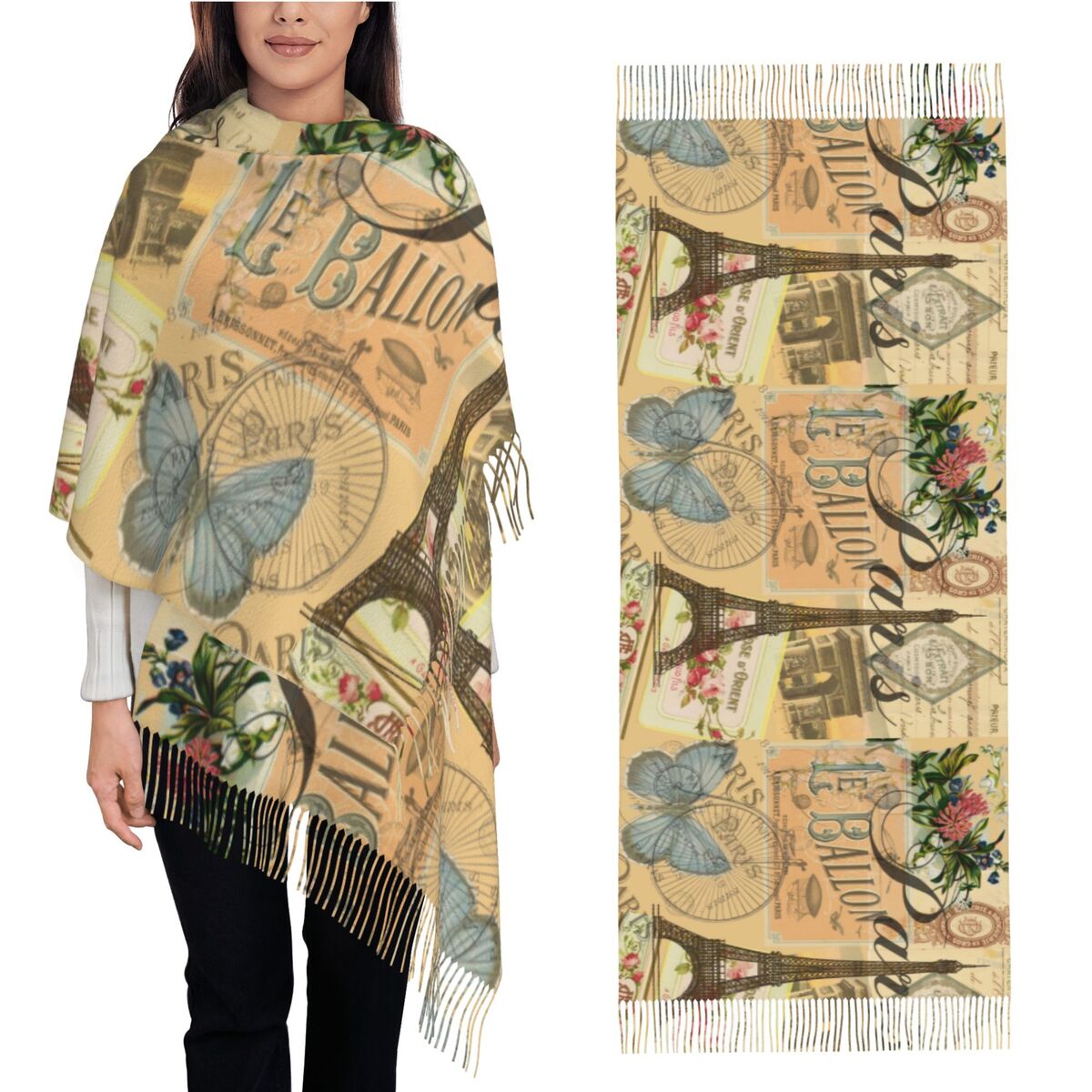 Shawl Wrap Women Winter Large  - Pashmina Wrap Large ulasan dan harga