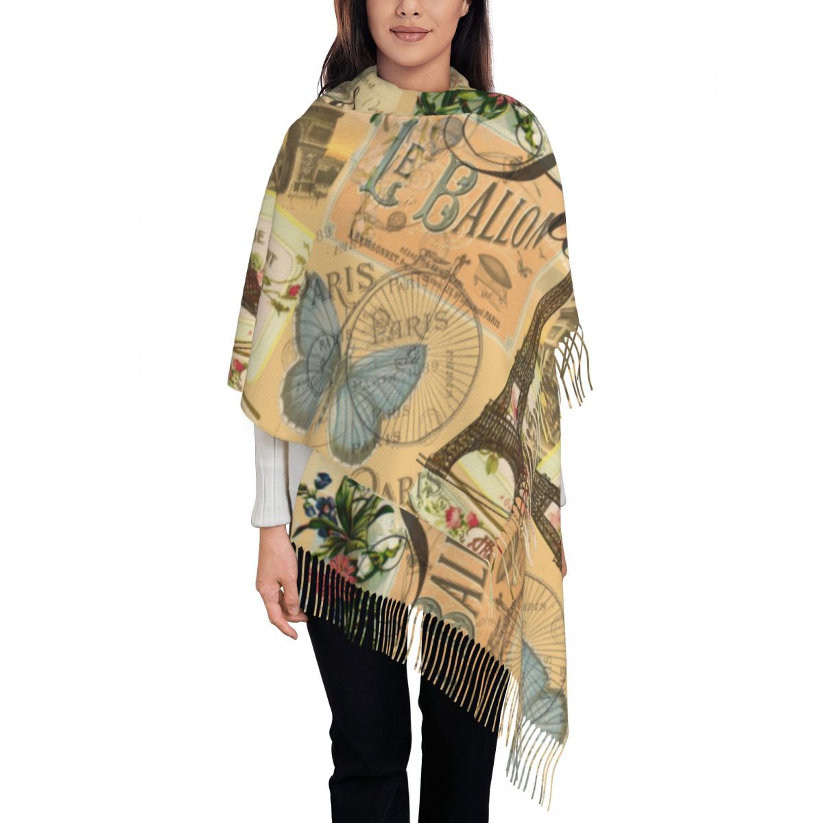 Shawl Wrap Women Winter Large  - Pashmina Wrap Large ulasan dan harga