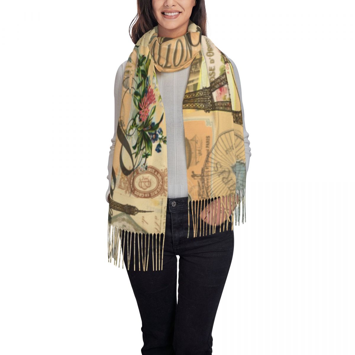 Shawl Wrap Women Winter Large  - Pashmina Wrap Large ulasan dan harga