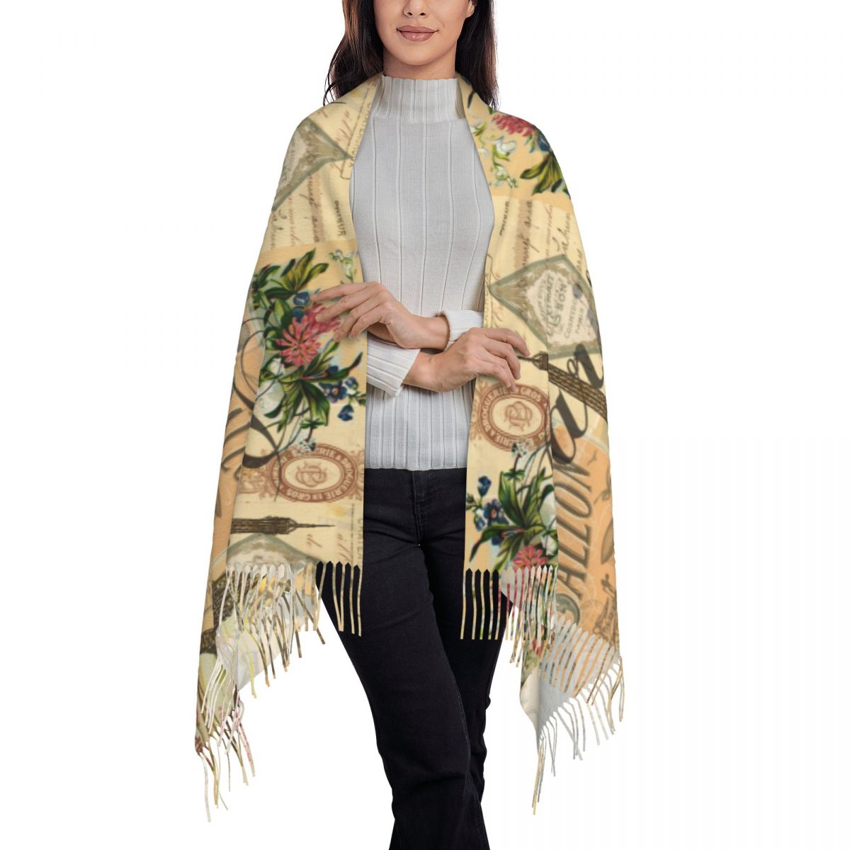 Shawl Wrap Women Winter Large  - Pashmina Wrap Large ulasan dan harga