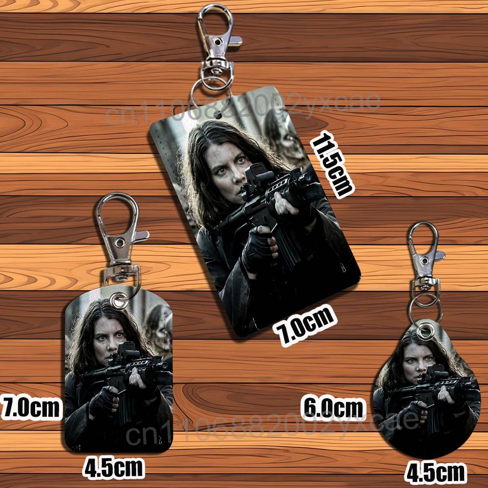Negan Maggie Walking Dead Leat - Lanyard Badge Holder ulasan dan harga
